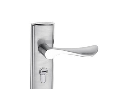 室内门锁- 锌合金覆板 (ST0050A)\SSN24750\ST0050A\SX007\锌合金\镍拉丝+亮镍